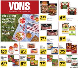 Weekly ad Vons 07/31/2024 - 08/20/2024
