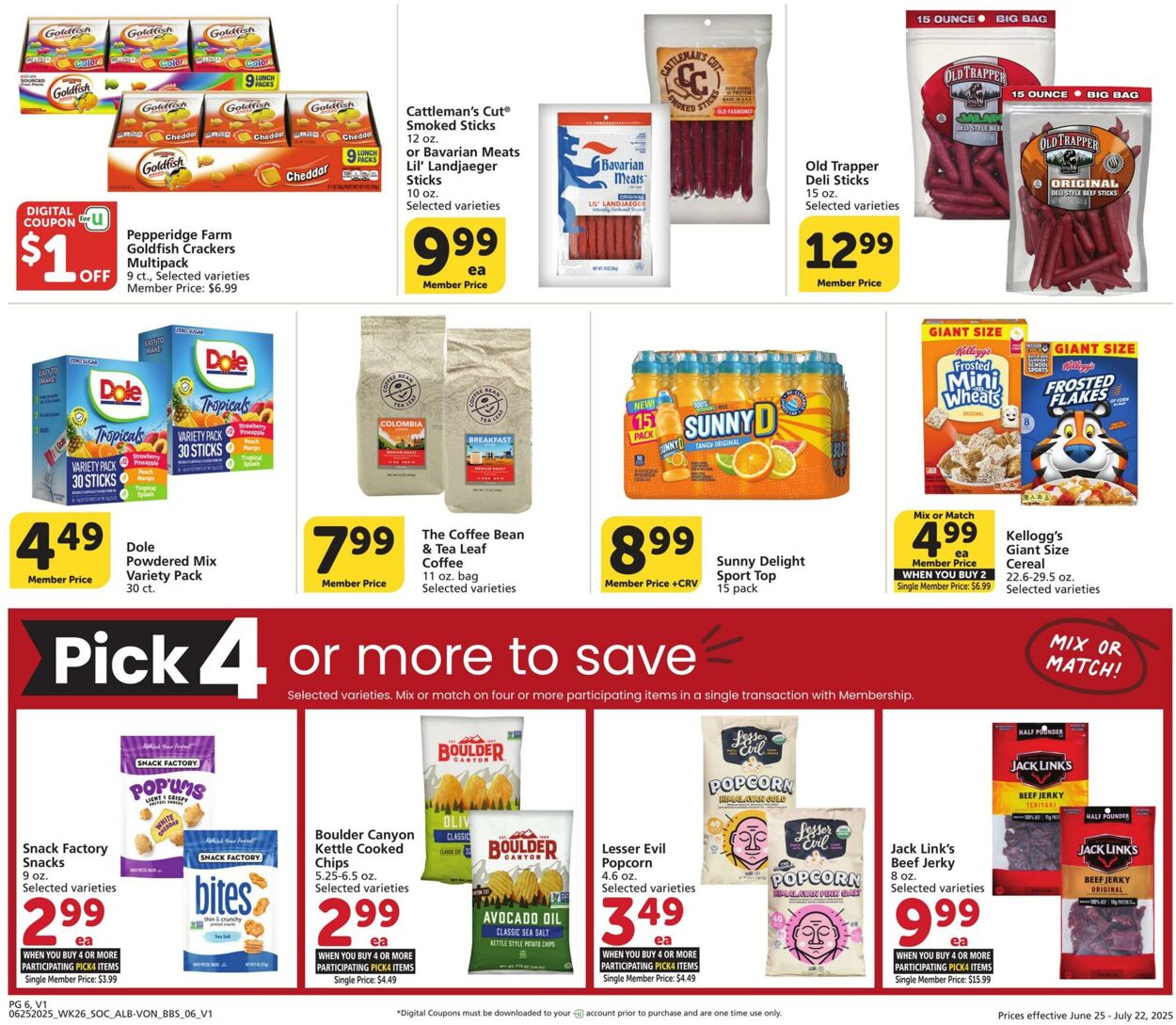 Weekly ad Vons 06/25/2025 - 07/22/2025