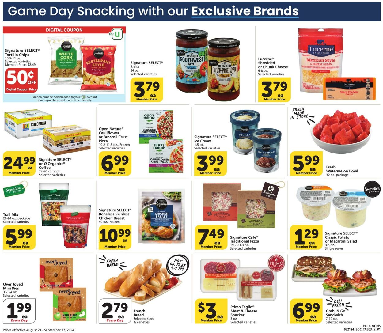 Weekly ad Vons 08/21/2024 - 09/17/2024