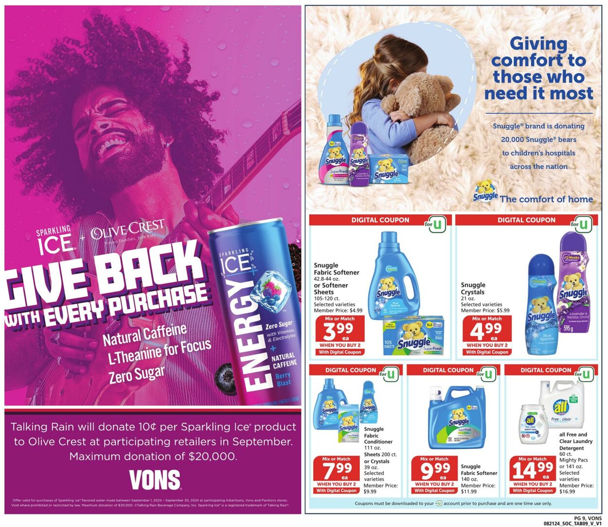 Weekly ad Vons 08/21/2024 - 09/17/2024