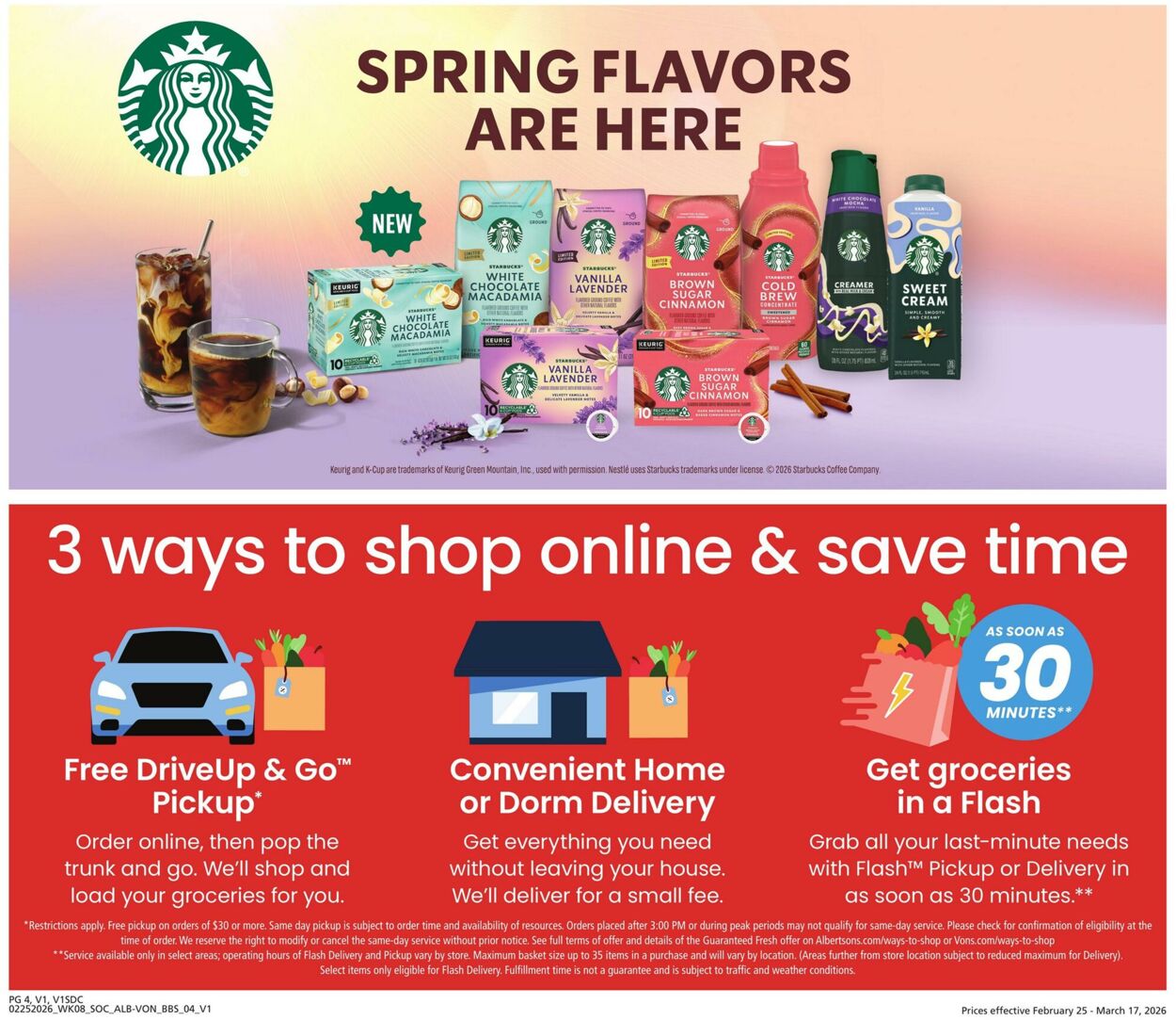 Weekly ad Vons 02/25/2026 - 03/17/2026