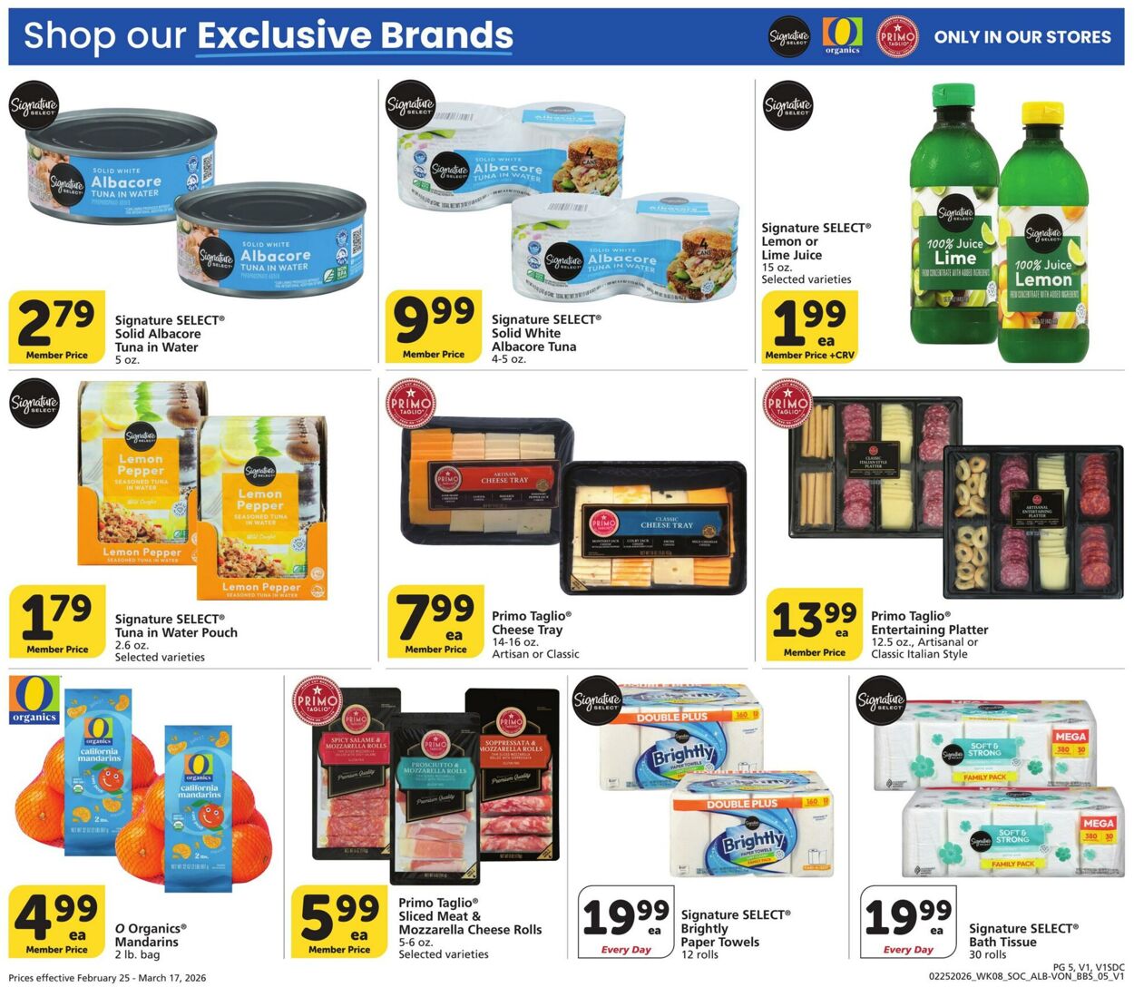Weekly ad Vons 02/25/2026 - 03/17/2026