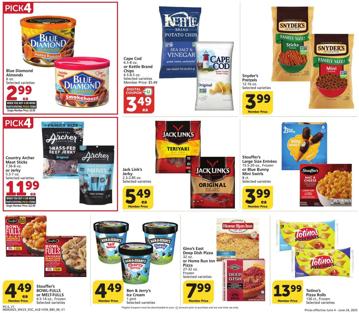 Weekly ad Vons 06/04/2025 - 06/24/2025