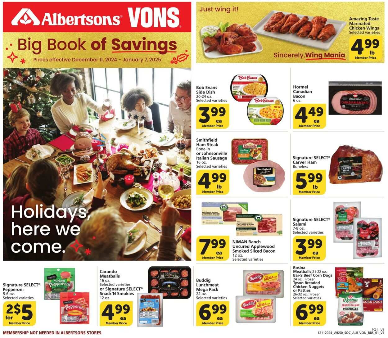 Weekly ad Vons 12/11/2024 - 01/07/2025