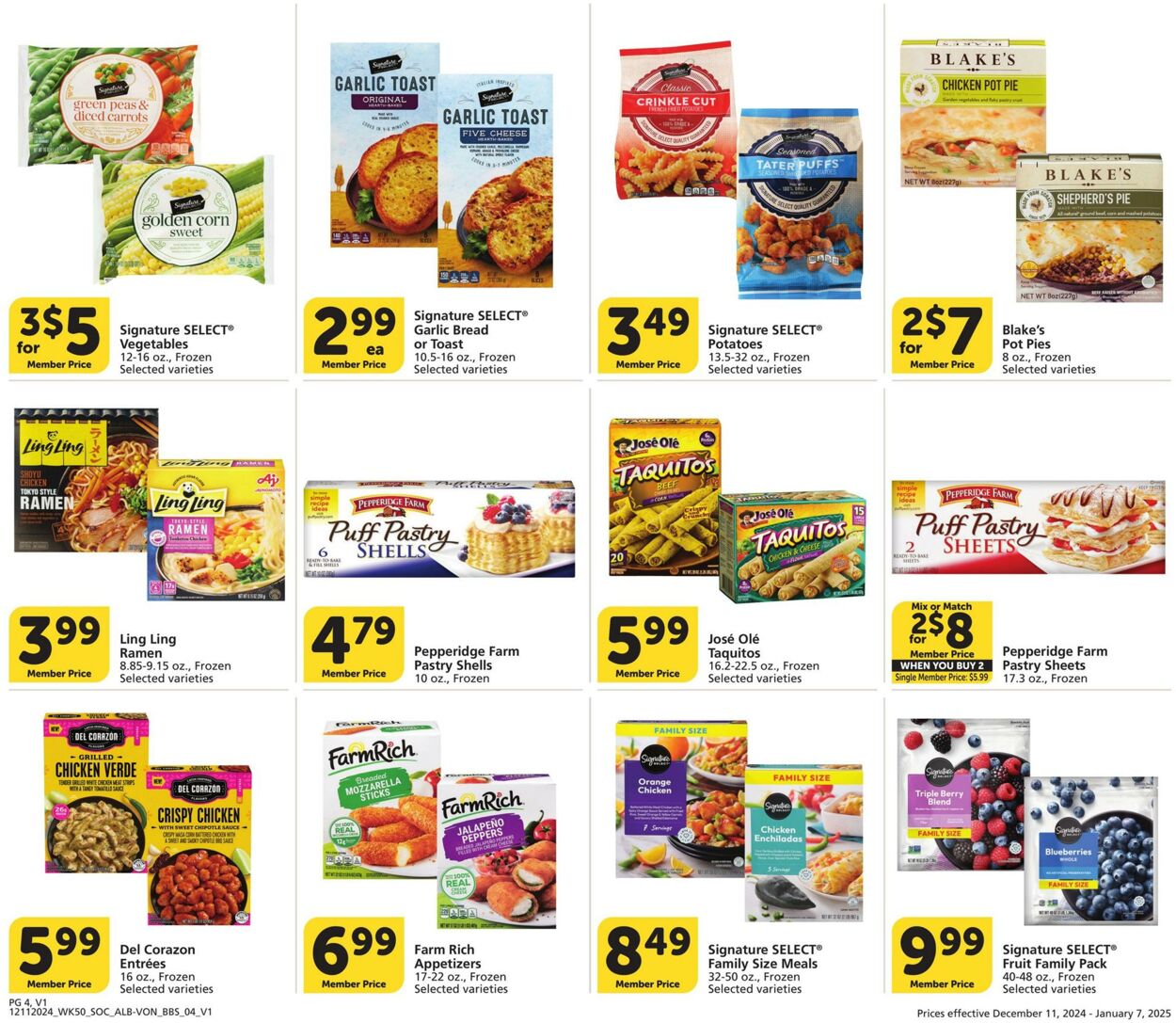 Weekly ad Vons 12/11/2024 - 01/07/2025