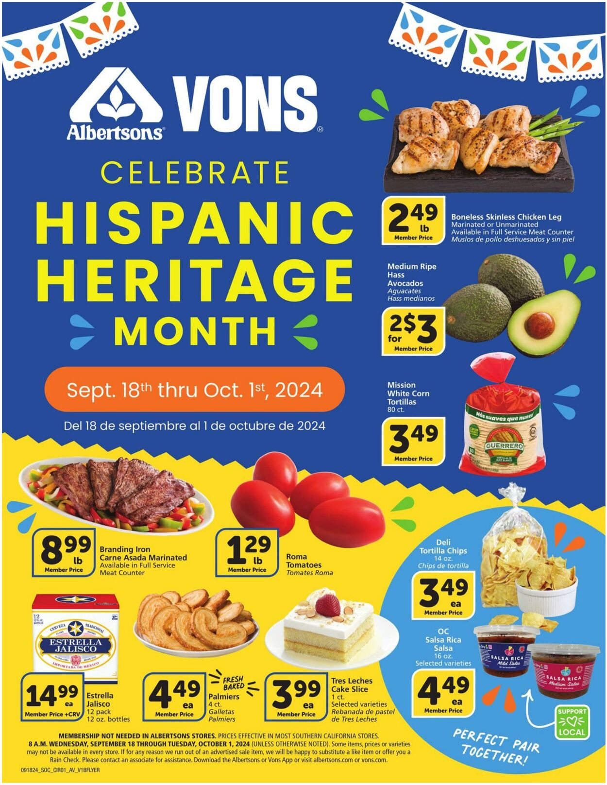 Weekly ad Vons 09/18/2024 - 10/01/2024