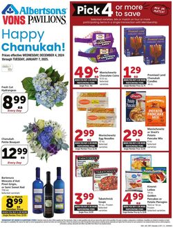 Weekly ad Vons 12/04/2024 - 01/07/2025