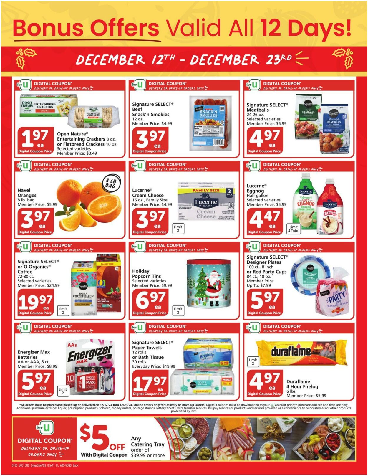 Weekly ad Vons 12/12/2024 - 12/23/2024