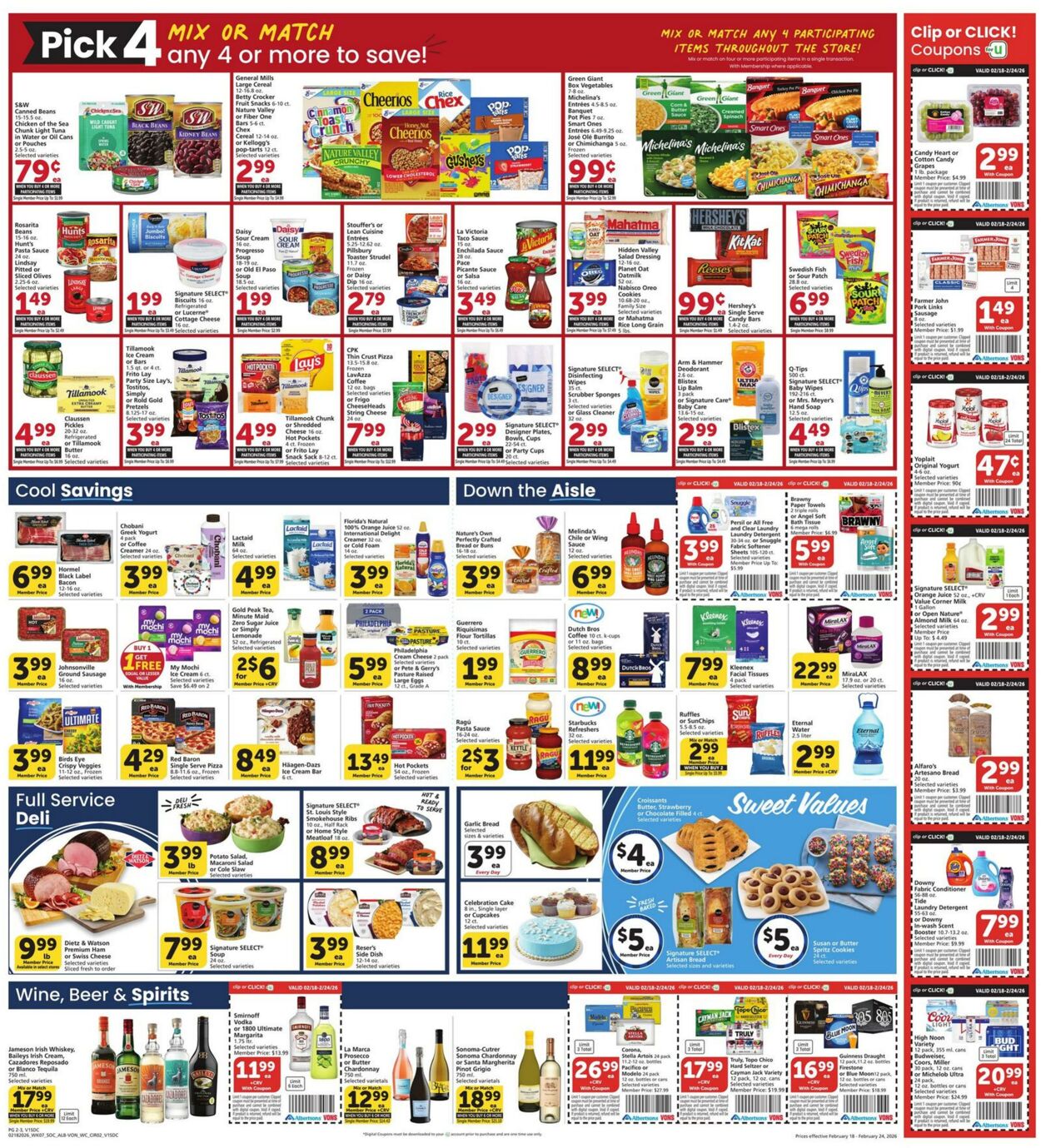 Weekly ad Vons 02/18/2026 - 02/24/2026