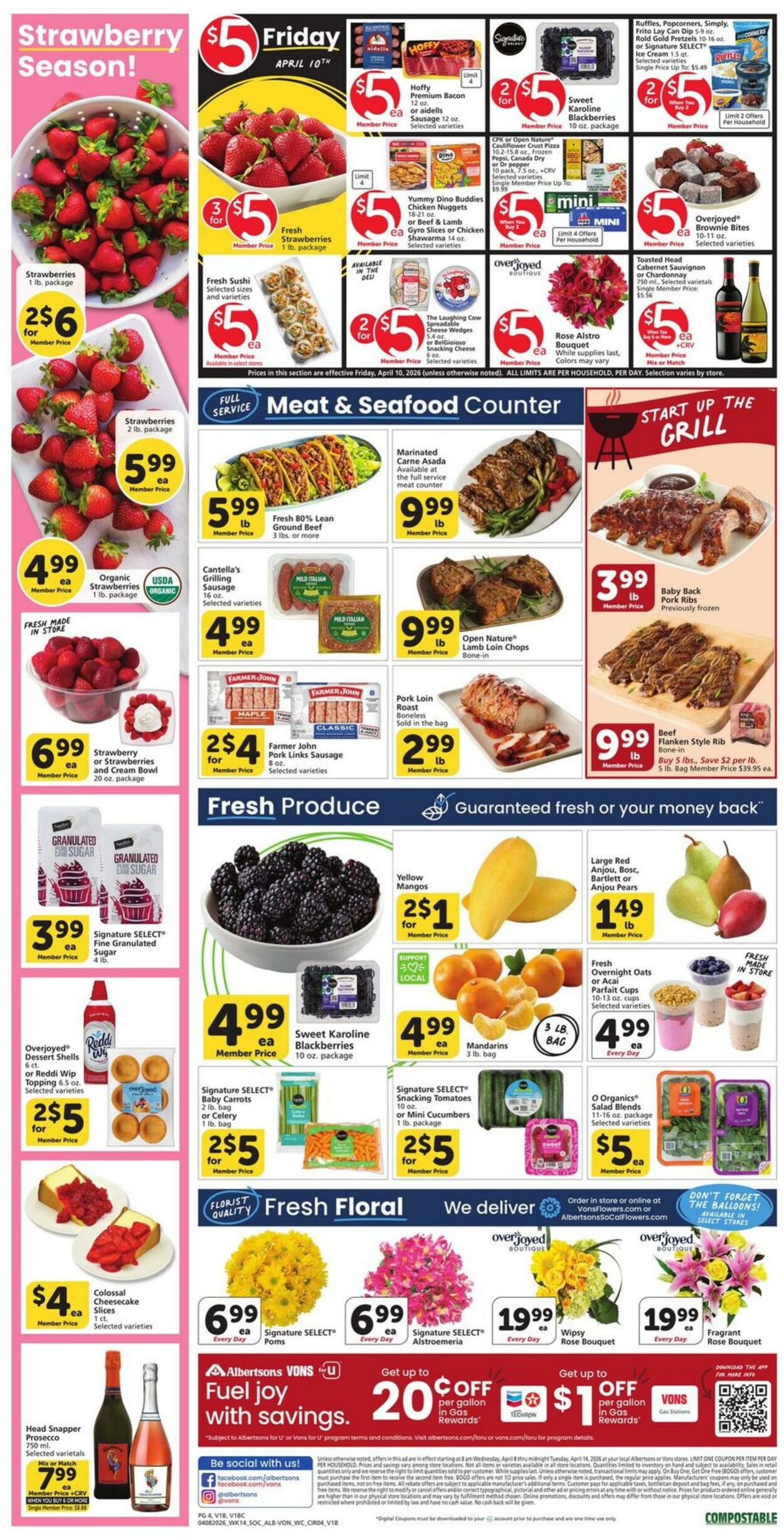 Weekly ad Vons 04/08/2026 - 04/14/2026