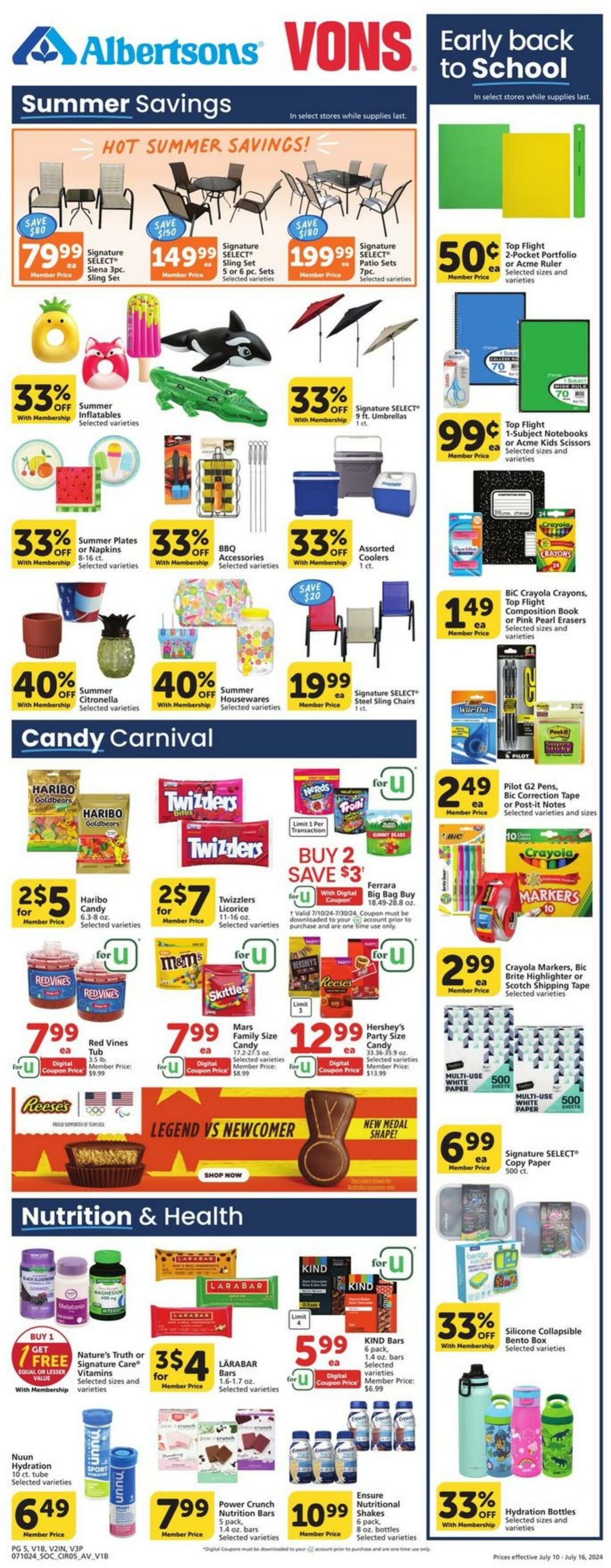 Weekly ad Vons 07/10/2024 - 07/16/2024