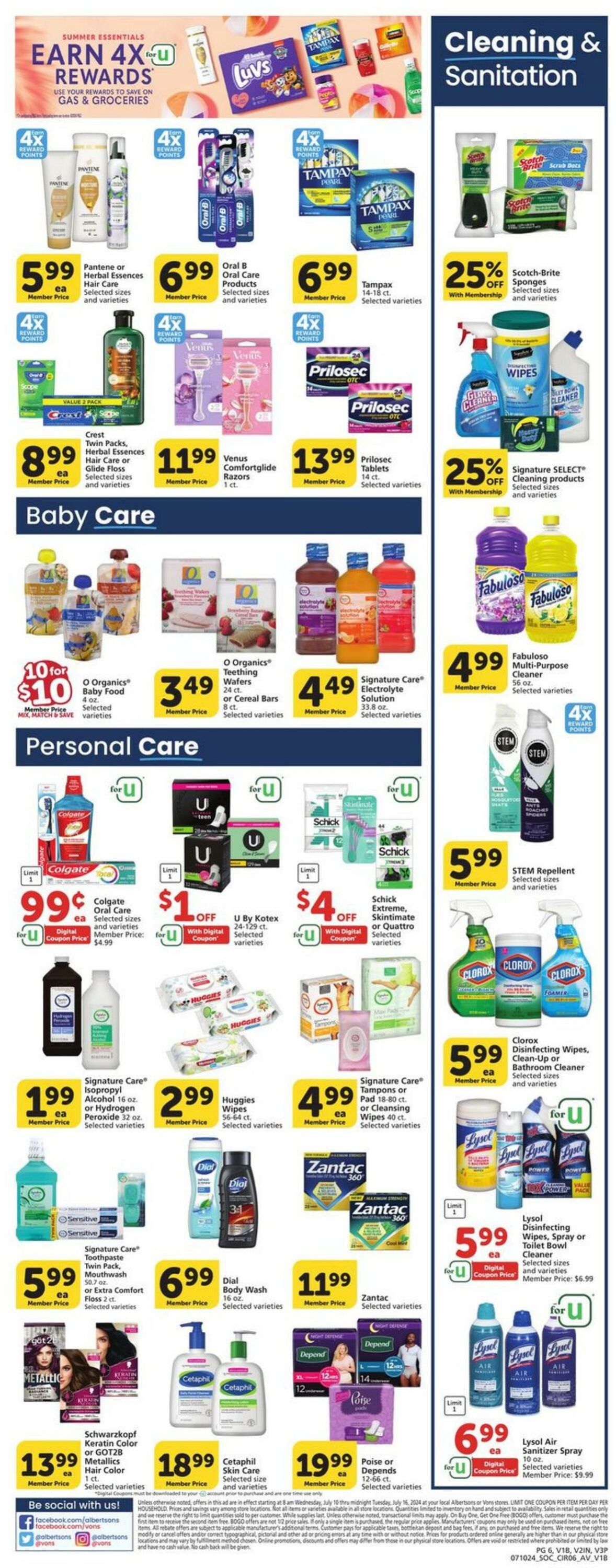 Weekly ad Vons 07/10/2024 - 07/16/2024