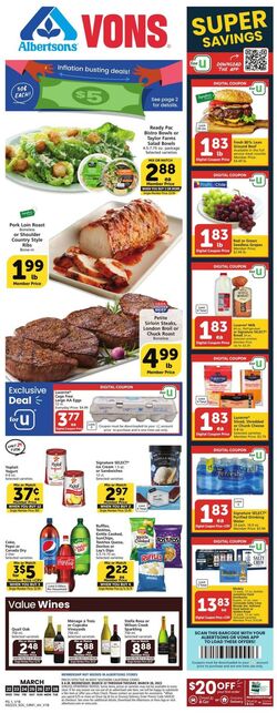 Weekly ad Vons 03/22/2023 - 03/28/2023