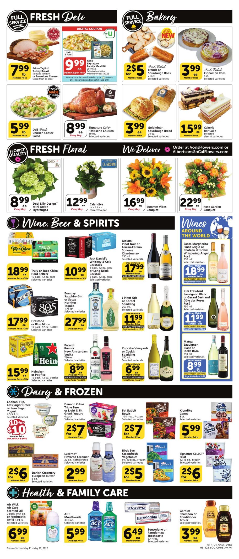 Weekly ad Vons 05/11/2022 - 05/17/2022