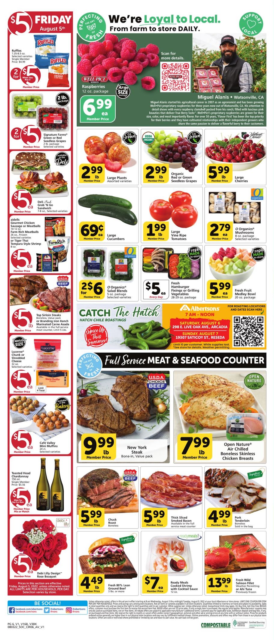 Weekly ad Vons 08/03/2022 - 08/09/2022