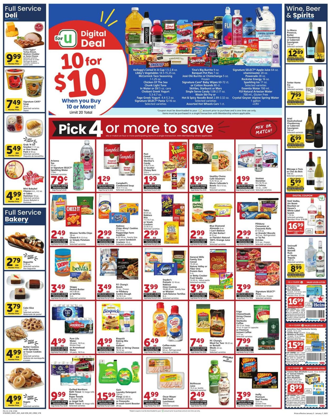 Weekly ad Vons 01/02/2025 - 01/07/2025