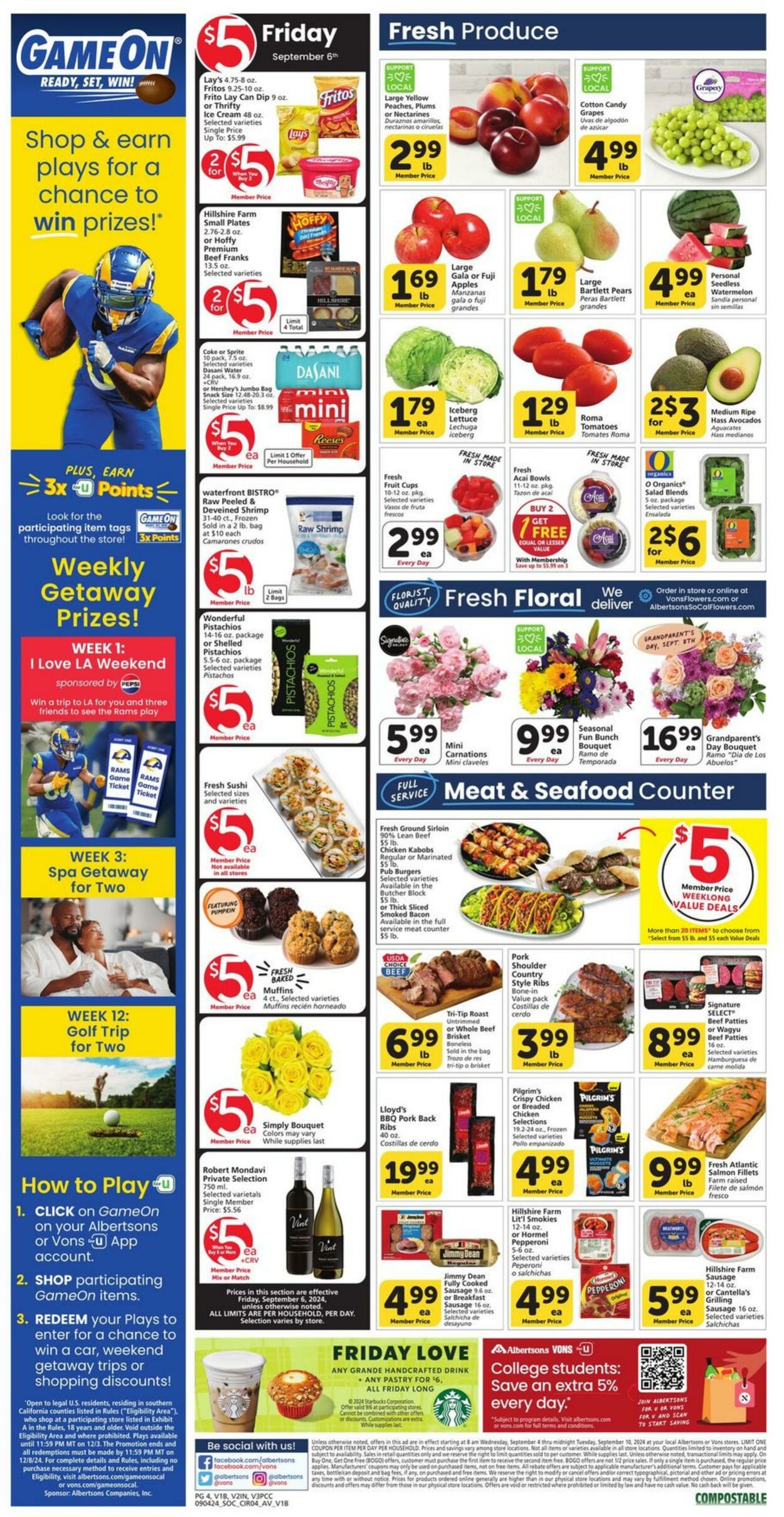 Weekly ad Vons 09/04/2024 - 09/10/2024