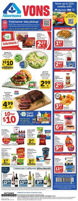 Weekly ad Vons 09/11/2024 - 09/17/2024