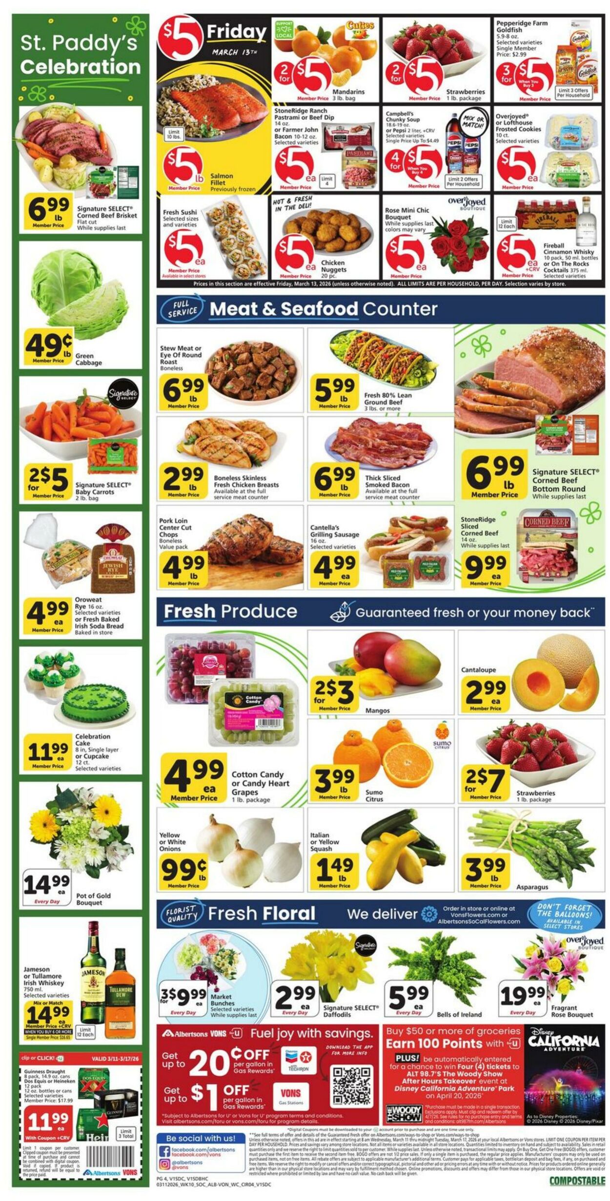 Weekly ad Vons 03/11/2026 - 03/17/2026