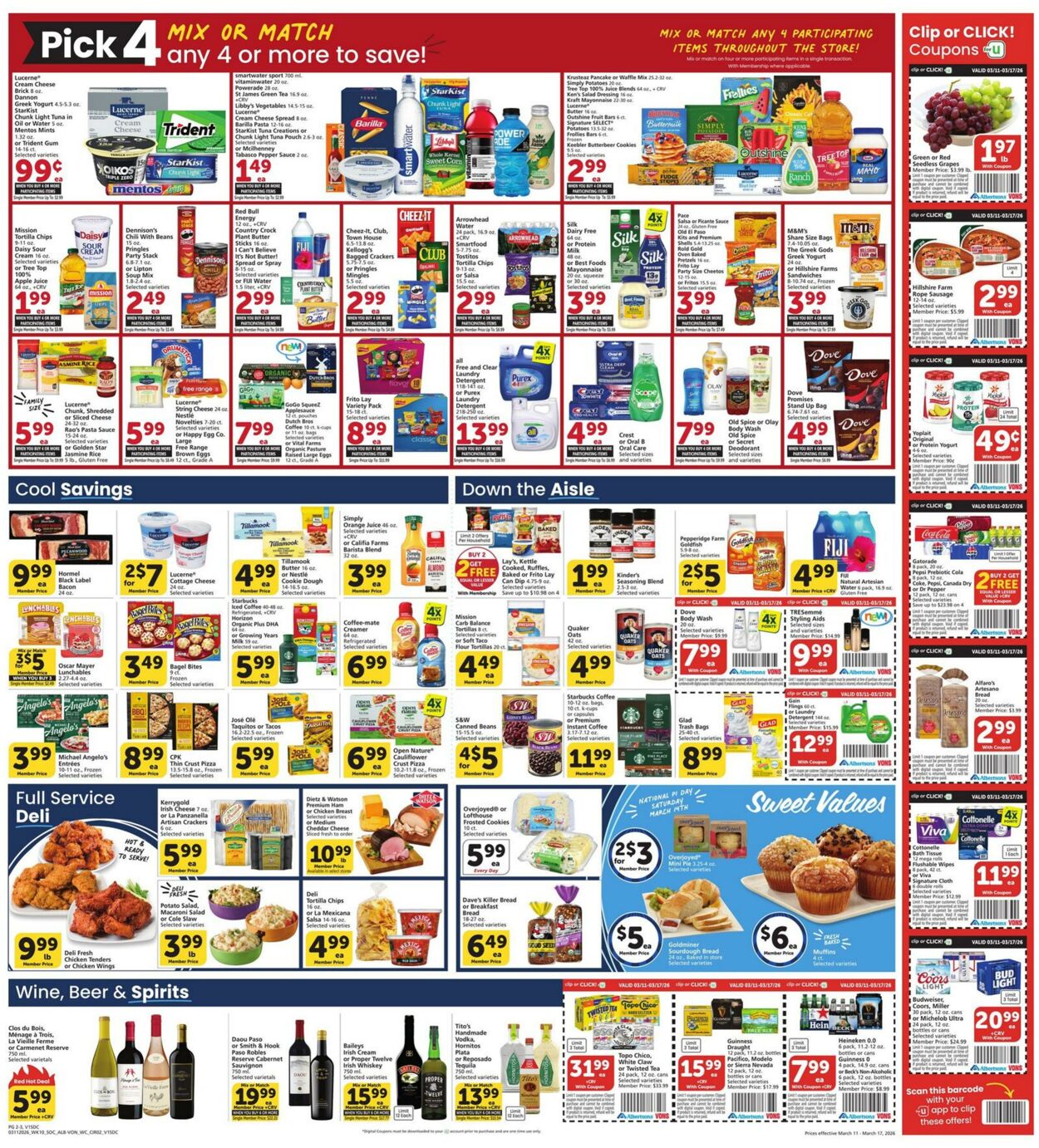 Weekly ad Vons 03/11/2026 - 03/17/2026