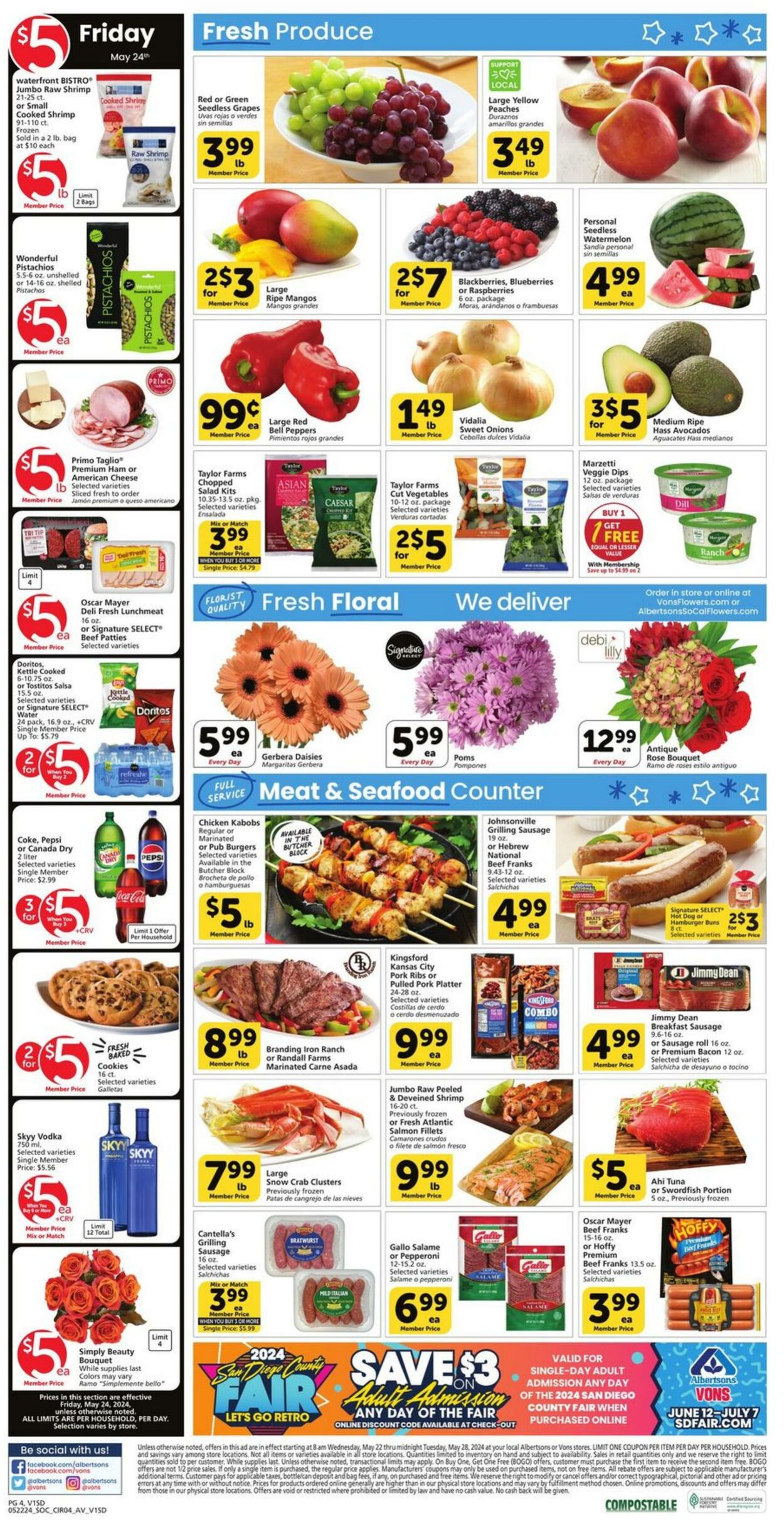 Weekly ad Vons 05/22/2024 - 05/28/2024
