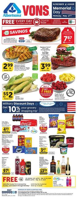 Weekly ad Vons 05/22/2024 - 05/28/2024
