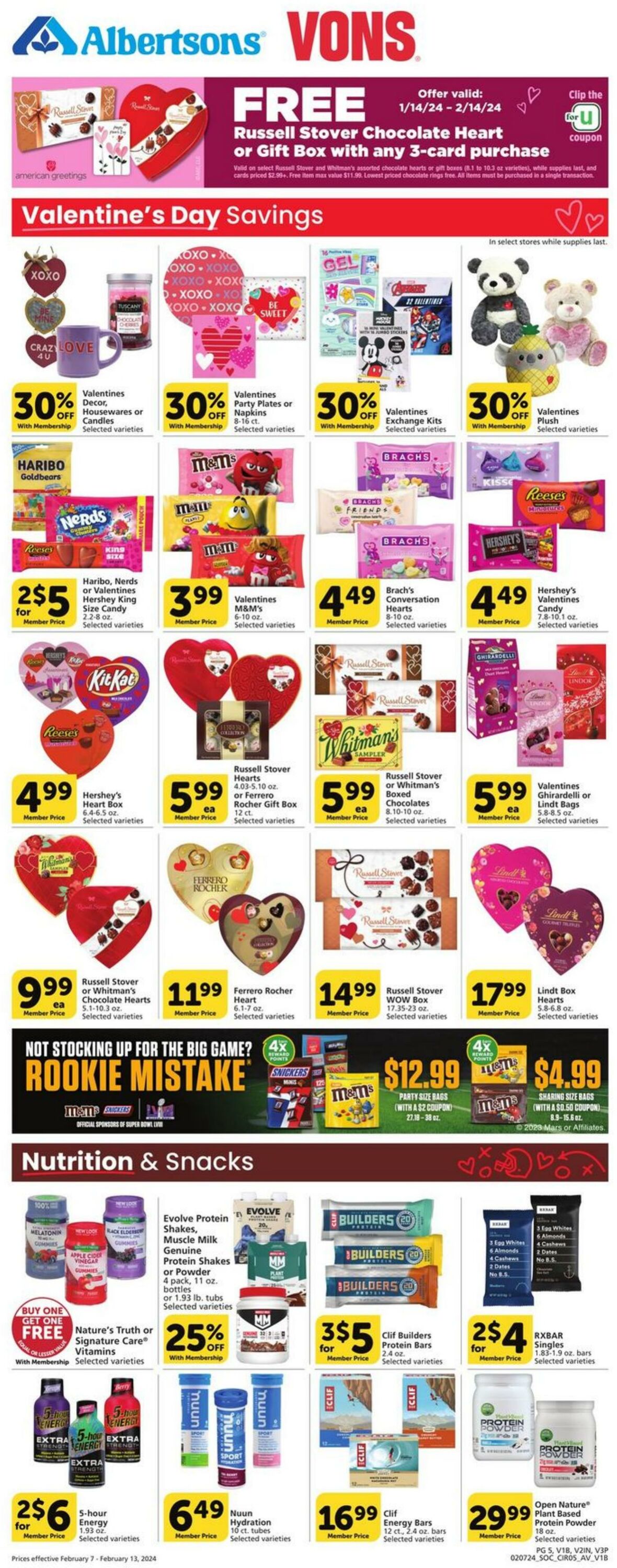 Weekly ad Vons 02/07/2024 - 02/13/2024