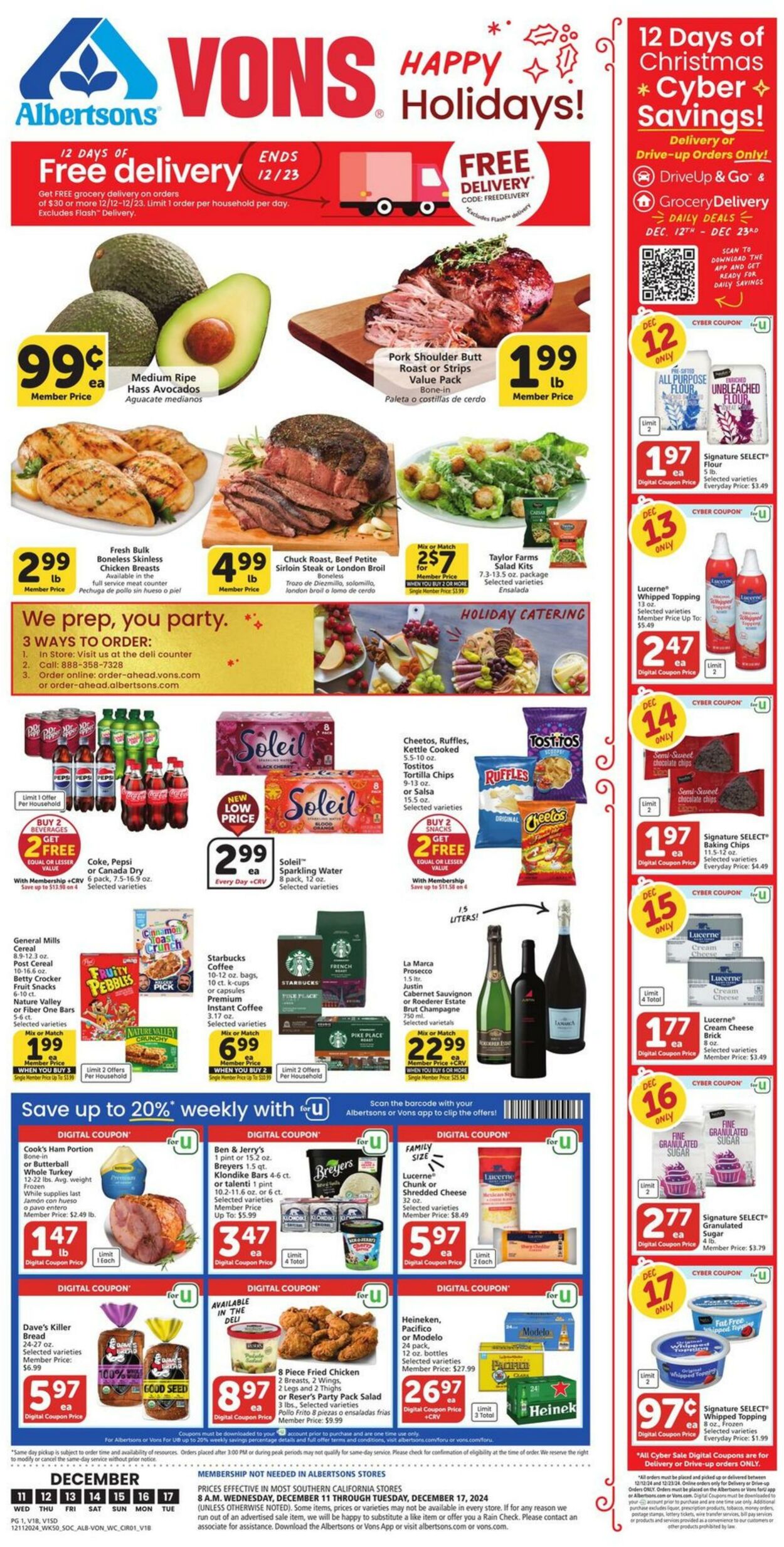 Weekly ad Vons 12/11/2024 - 12/17/2024