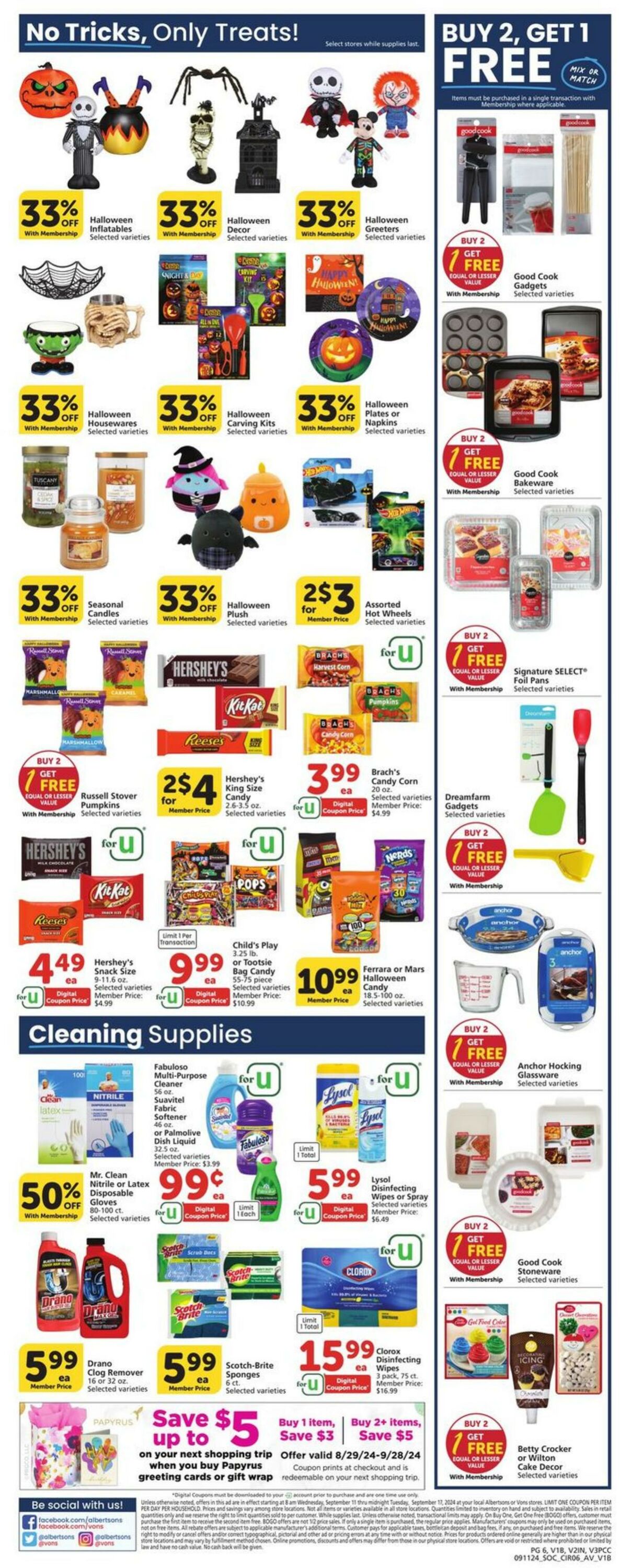 Weekly ad Vons 09/11/2024 - 09/17/2024