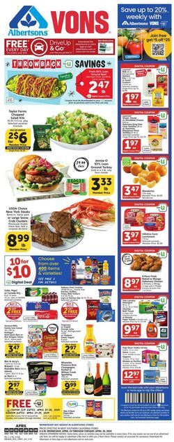 Weekly ad Vons 12/07/2022 - 01/03/2023