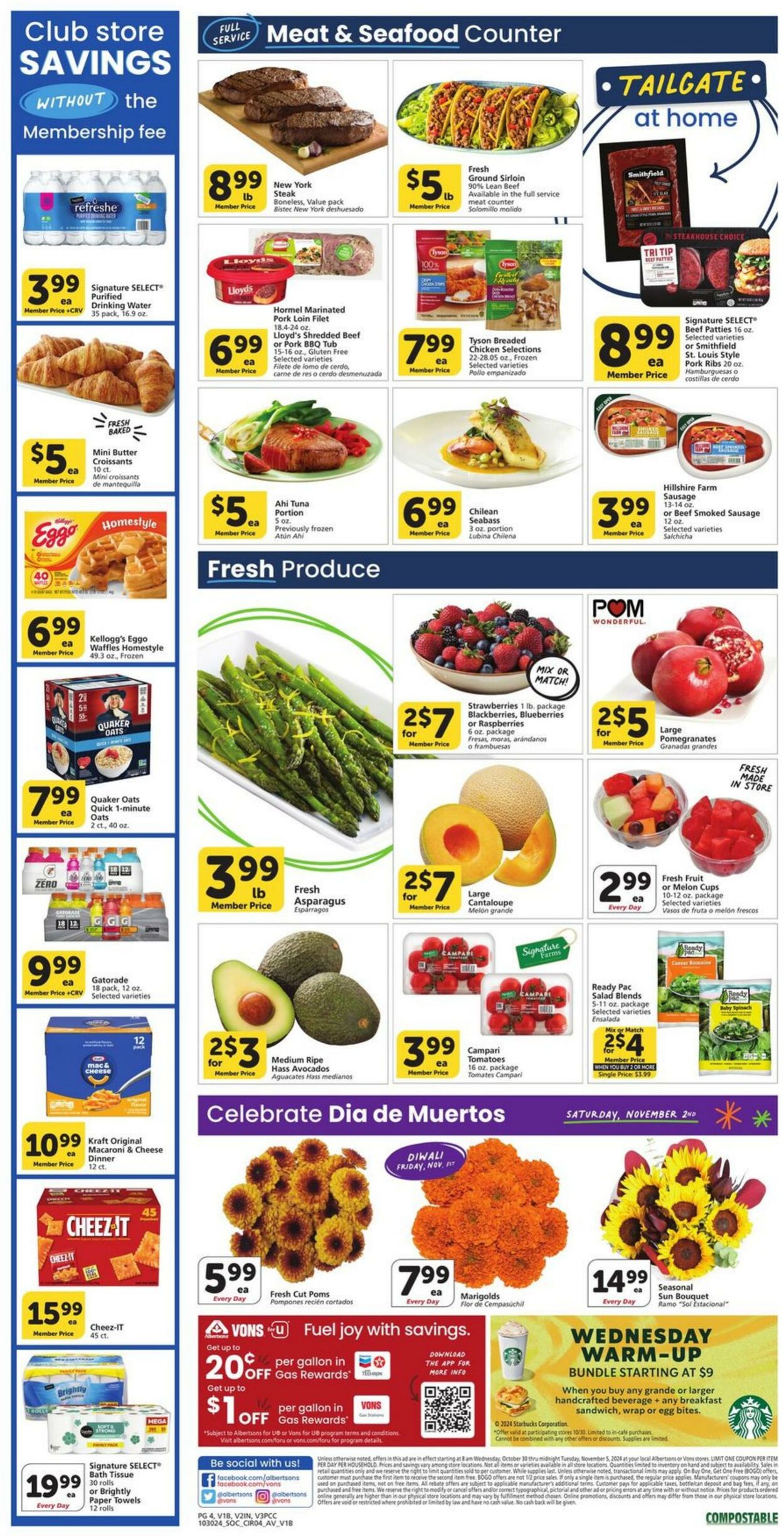 Weekly ad Vons 10/30/2024 - 11/05/2024