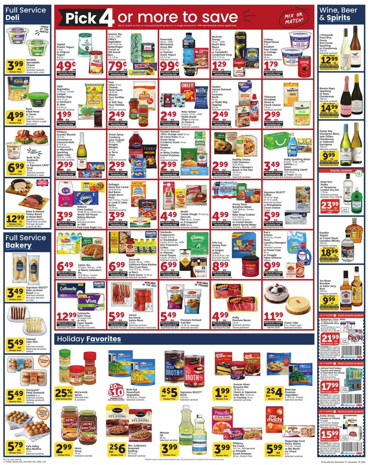 Weekly ad Vons 11/13/2024 - 11/19/2024