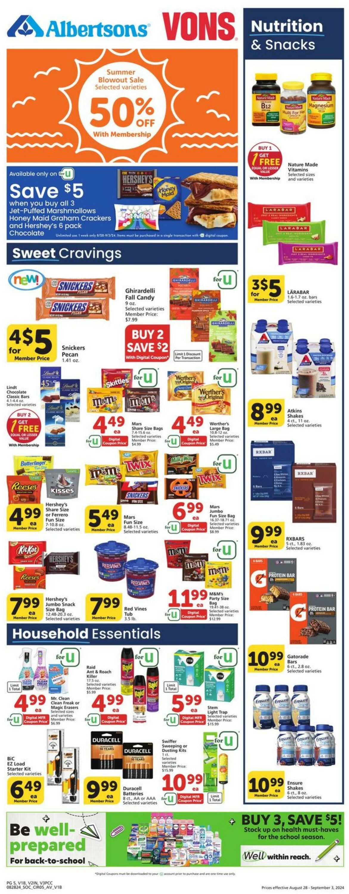 Weekly ad Vons 08/28/2024 - 09/03/2024