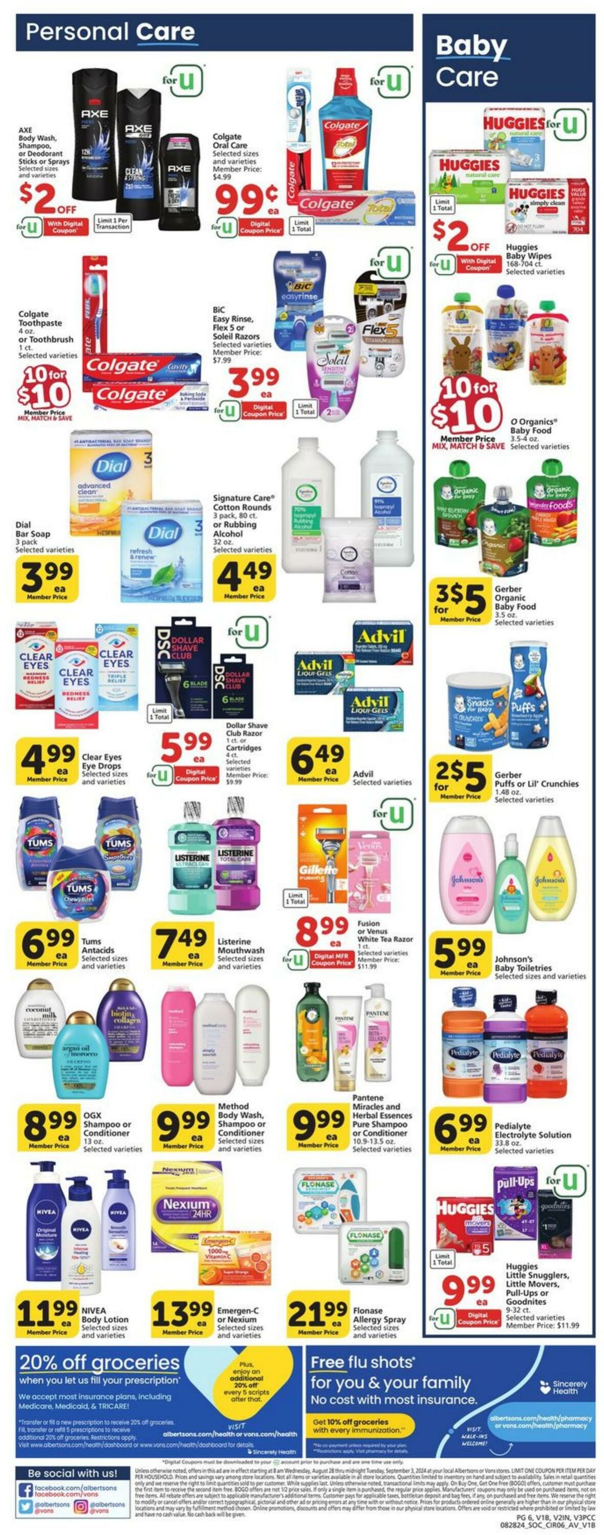 Weekly ad Vons 08/28/2024 - 09/03/2024