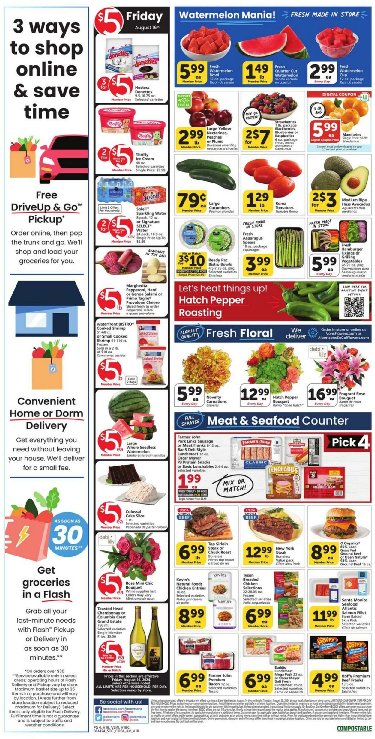 Weekly ad Vons 08/14/2024 - 08/20/2024