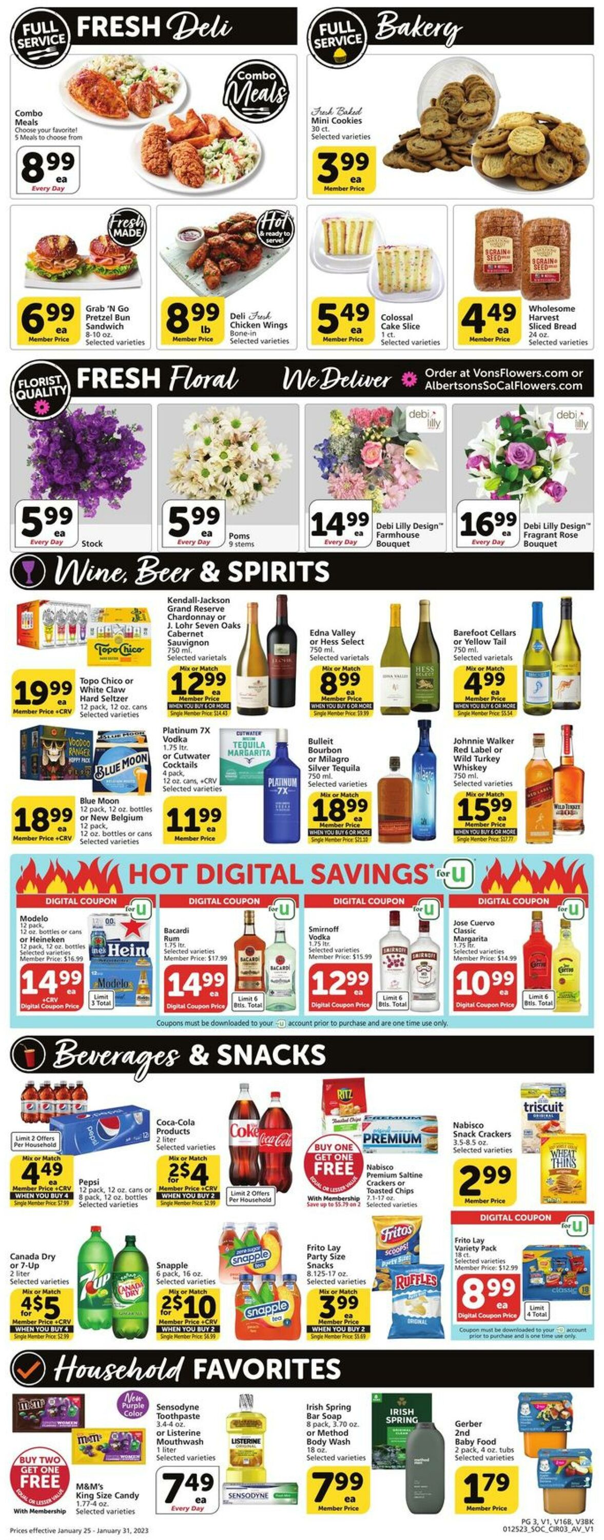 Weekly ad Vons 01/25/2023 - 01/31/2023