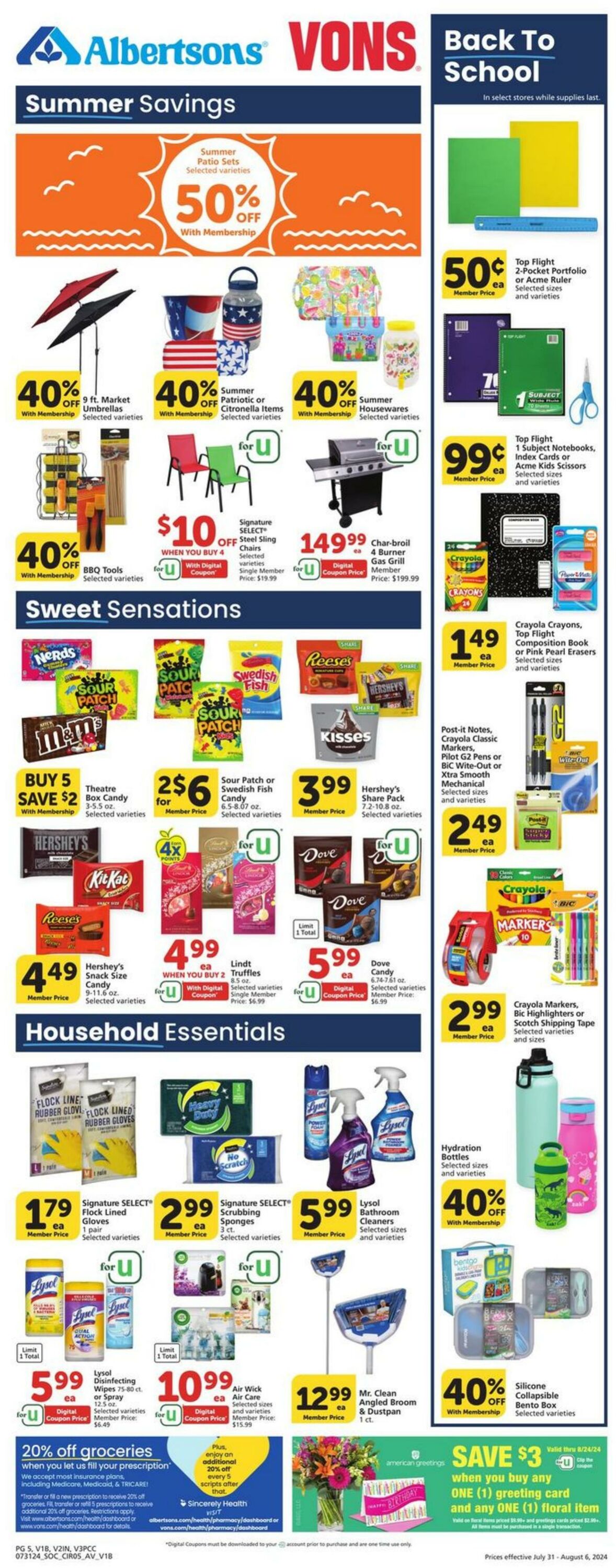 Weekly ad Vons 07/31/2024 - 08/06/2024