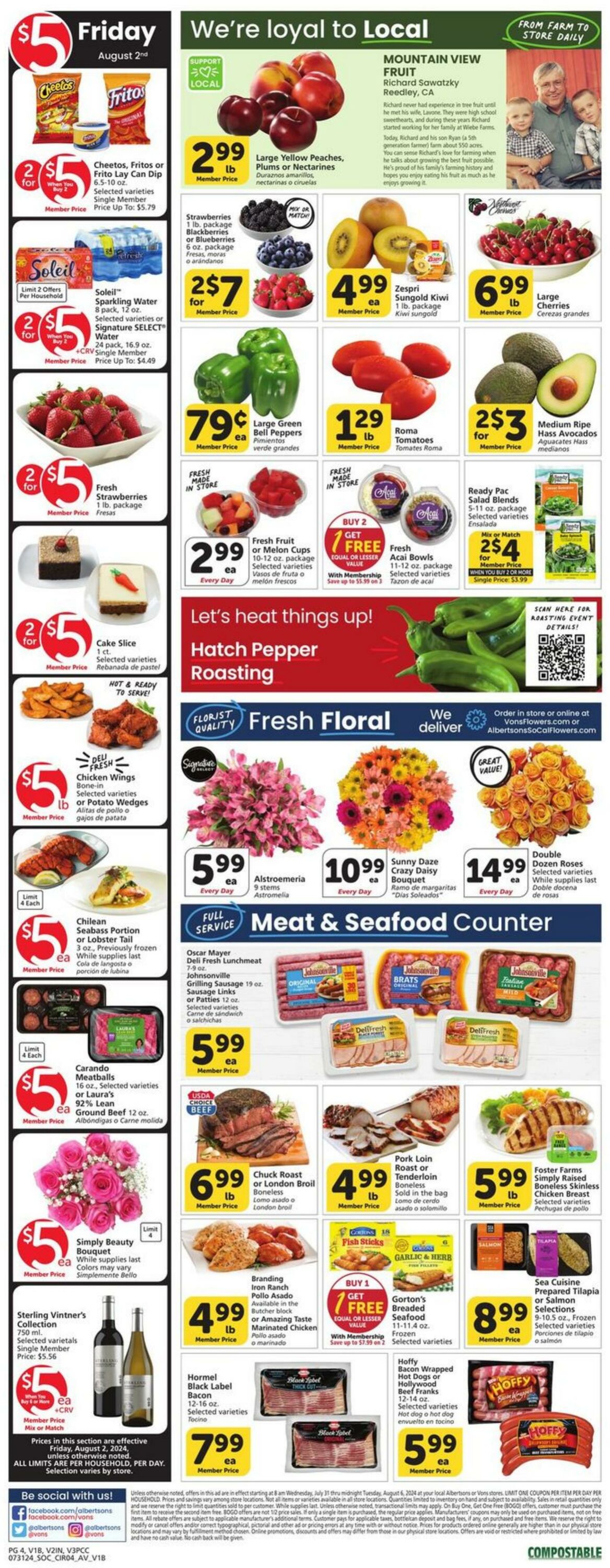 Weekly ad Vons 07/31/2024 - 08/06/2024