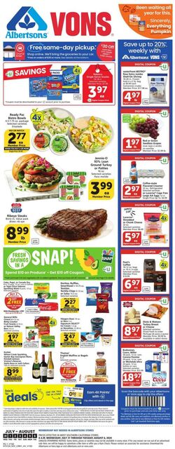 Weekly ad Vons 07/24/2024 - 07/30/2024