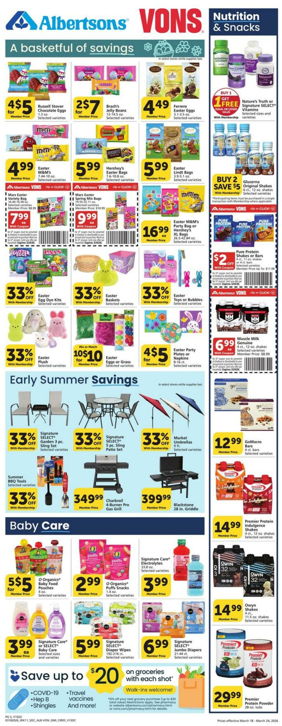 Weekly ad Vons 03/18/2026 - 03/24/2026