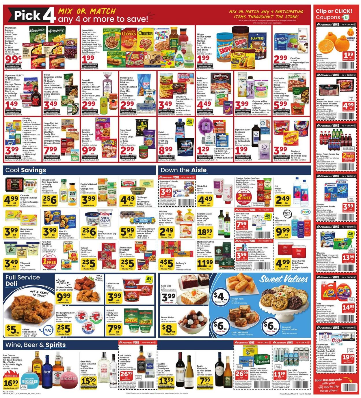 Weekly ad Vons 03/18/2026 - 03/24/2026
