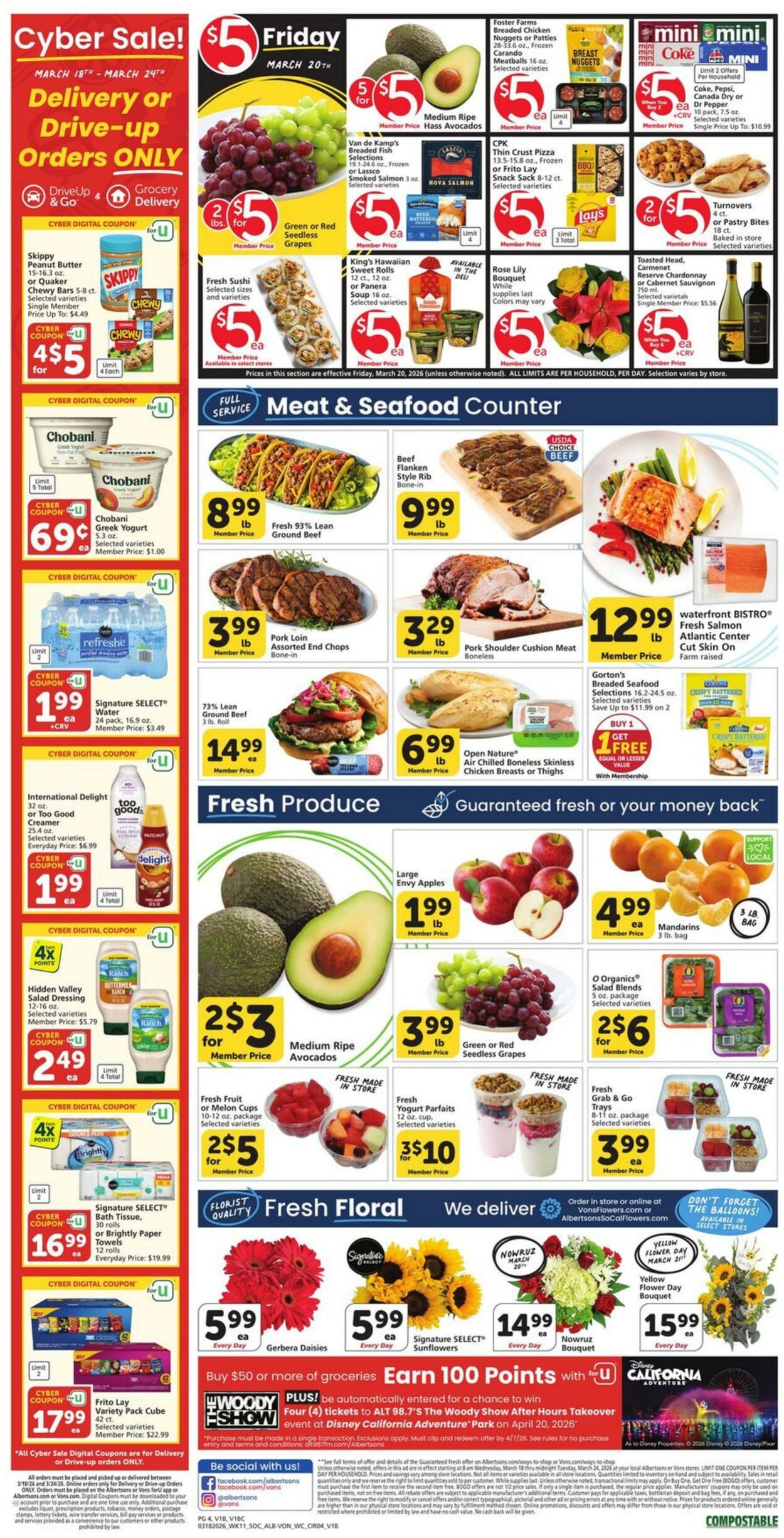 Weekly ad Vons 03/18/2026 - 03/24/2026