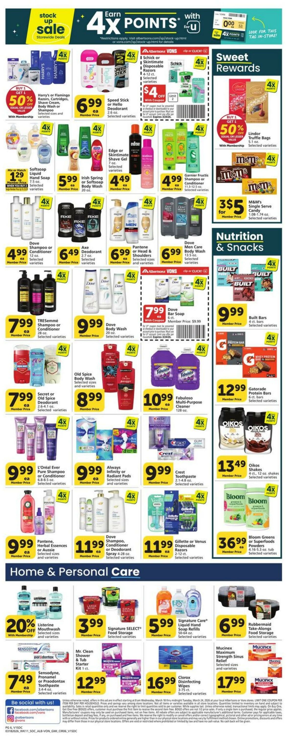 Weekly ad Vons 03/18/2026 - 03/24/2026