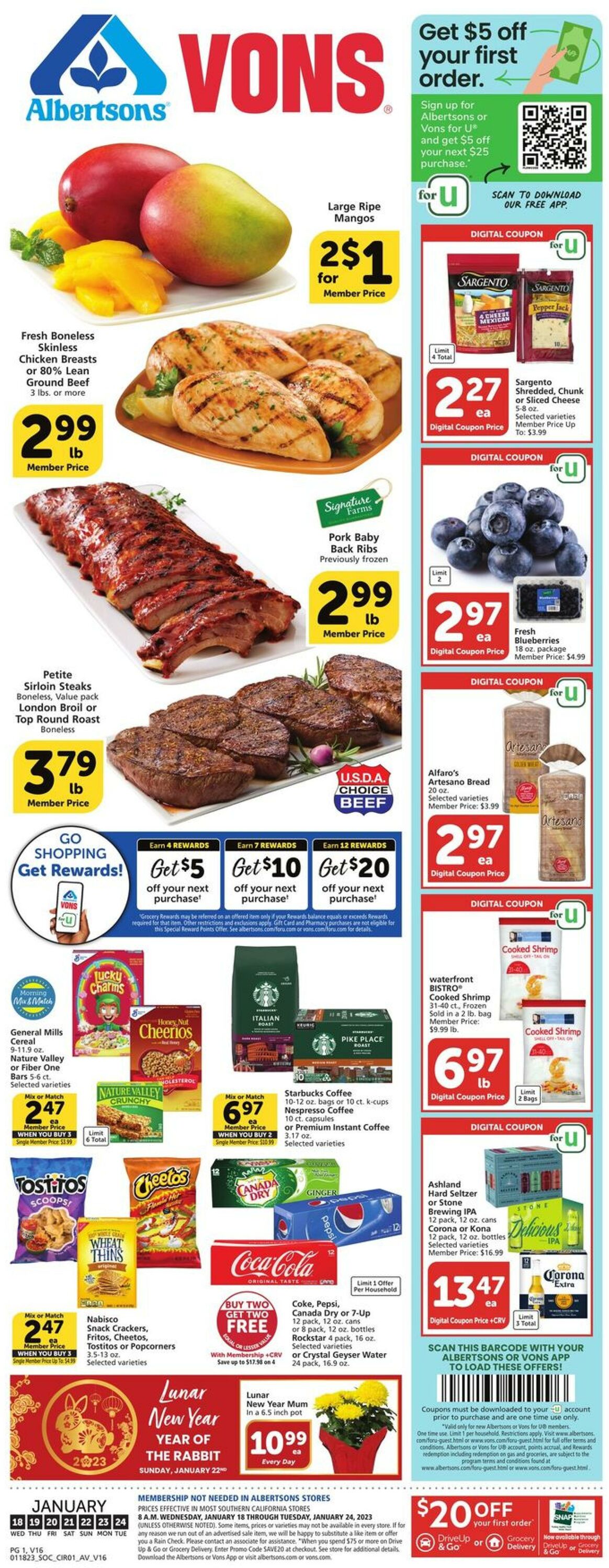 Weekly ad Vons 01/18/2023-01/24/2023