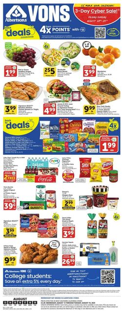 Weekly ad Vons 08/13/2025 - 08/19/2025