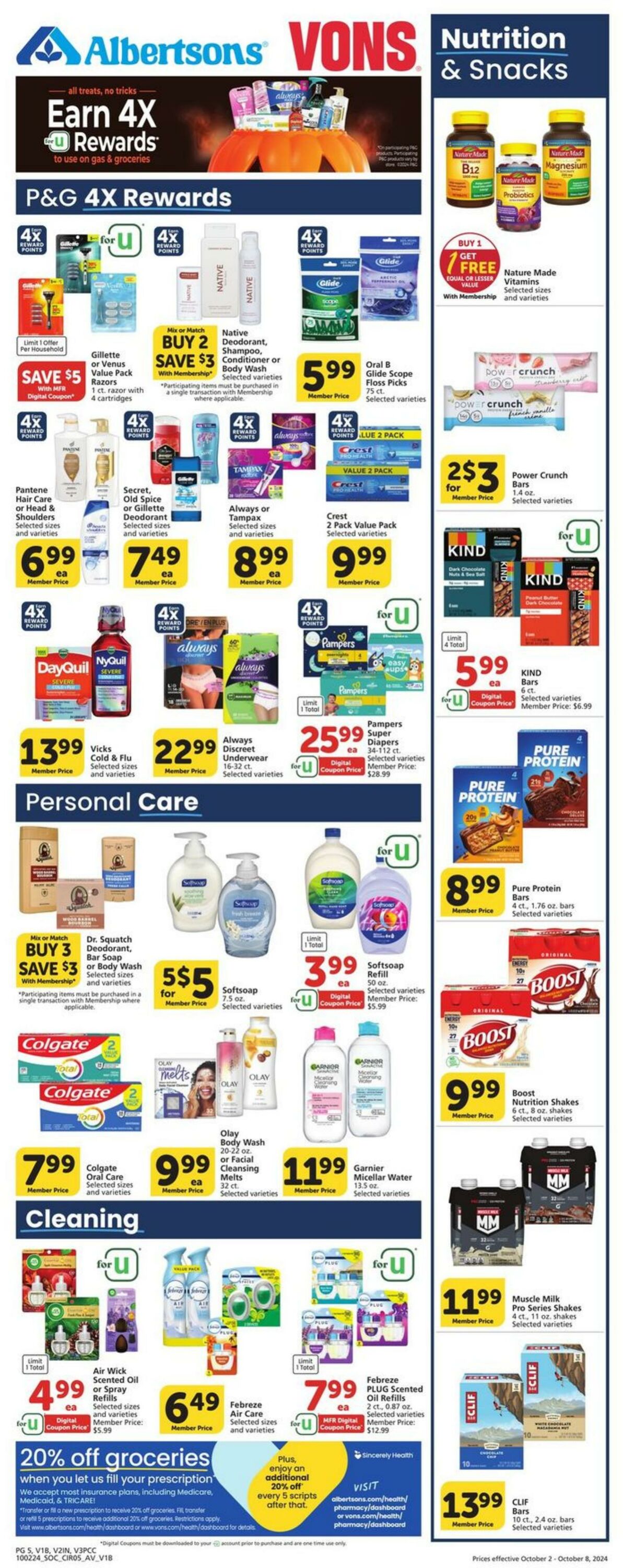 Weekly ad Vons 10/02/2024 - 10/08/2024