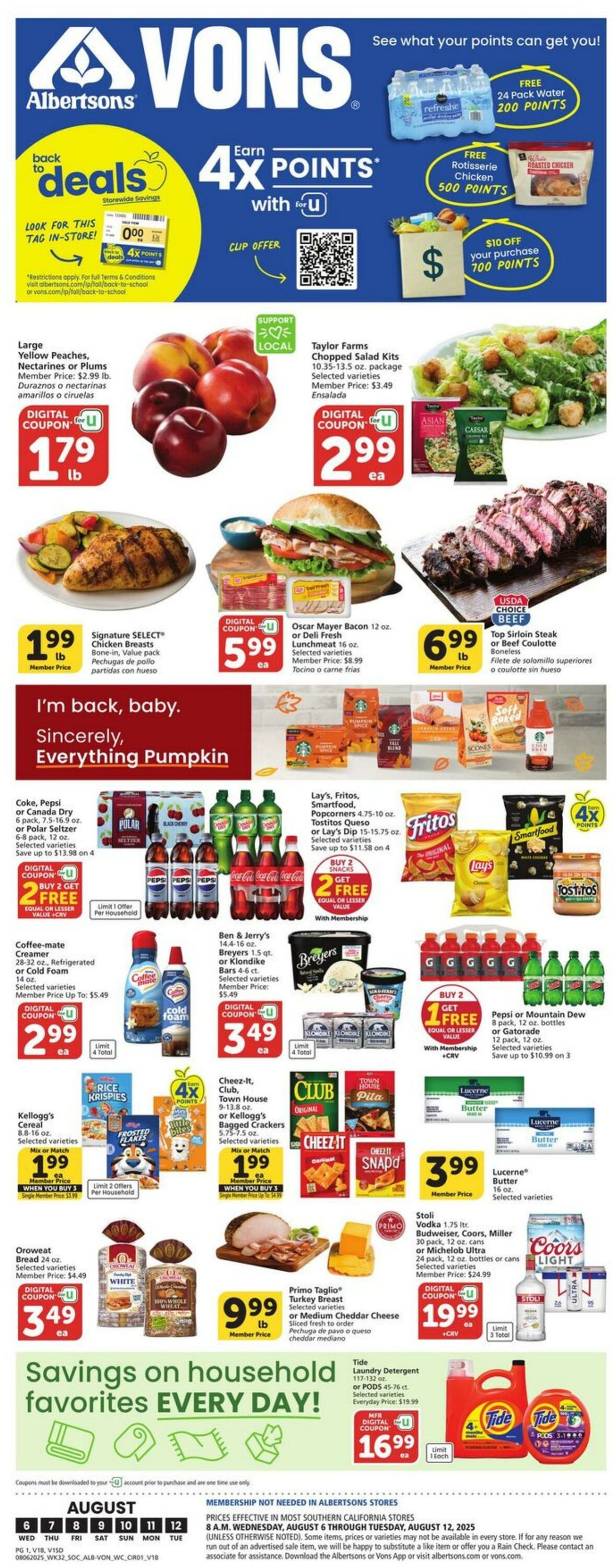 Weekly ad Vons 08/06/2025 - 08/12/2025