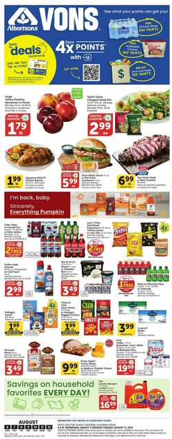 Weekly ad Vons 08/06/2025 - 08/12/2025
