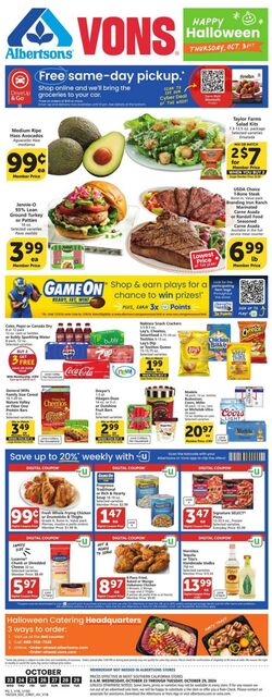 Weekly ad Vons 11/06/2024 - 11/12/2024