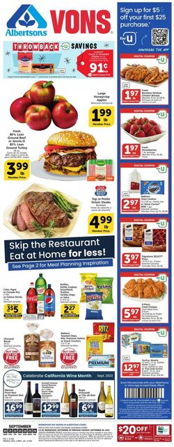 Weekly ad Vons 09/20/2023 - 09/26/2023